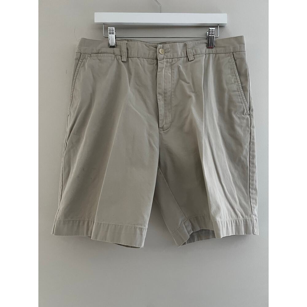 Polo Ralph Lauren Prospect Short Khaki Chino Flat Front Size 36 SG